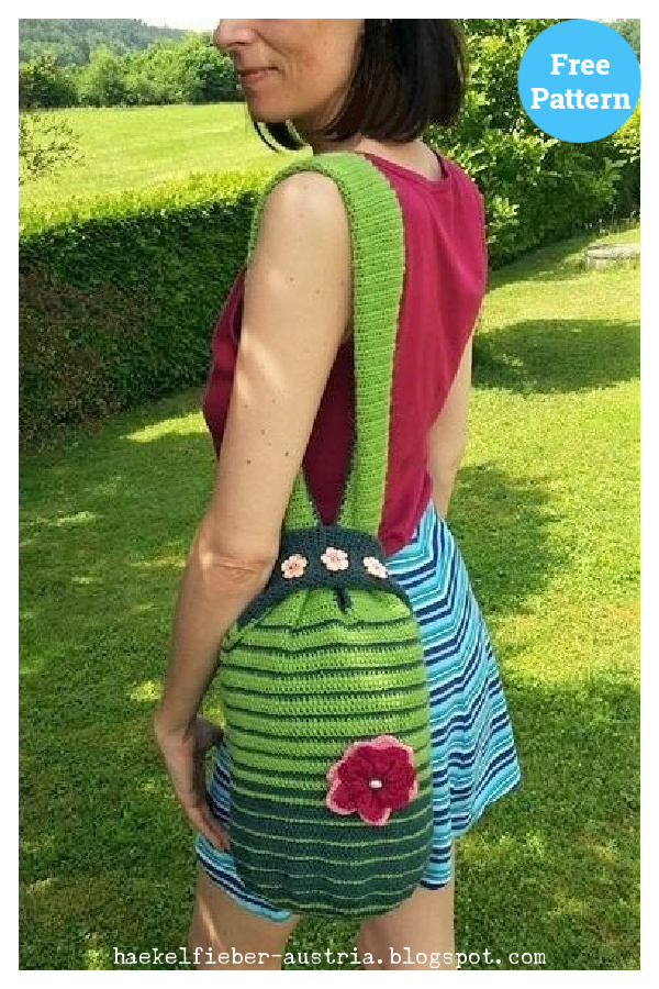 Japanese Knot Bag Free Crochet Pattern 