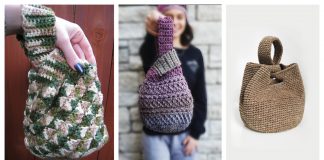 Japanese Knot Bag Crochet Patterns