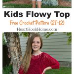 Kids Flowy Mesh Top Free Crochet Pattern