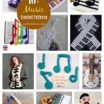 10+ Music Crochet Patterns