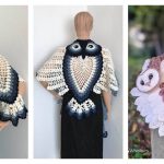 Owl Shawl Crochet Pattern