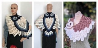 Owl Shawl Crochet Pattern