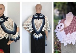 Owl Shawl Crochet Pattern
