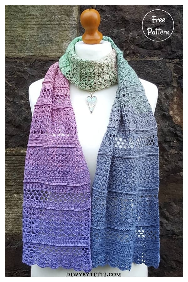 Portobello Road Shawl Free Crochet Pattern