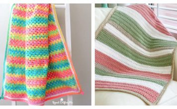 Quick and Easy Blanket Free Crochet Pattern