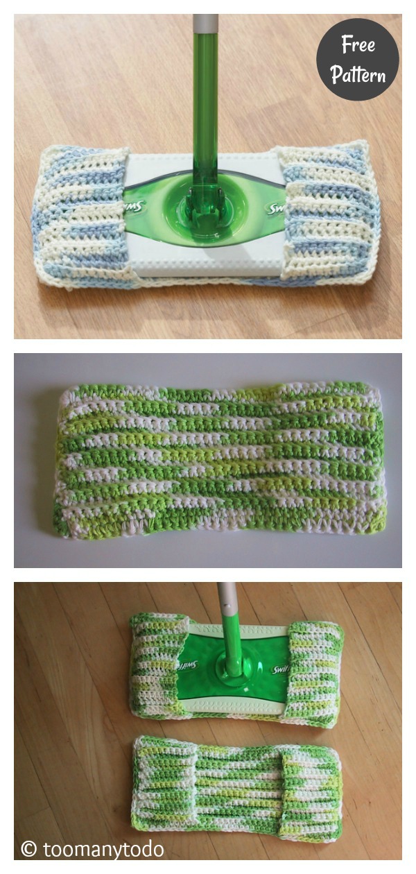 Reusable Duster Cover Free Crochet Pattern