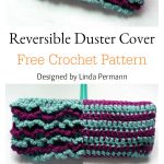 Reusable Reversible Duster Cover Free Crochet Pattern