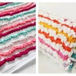 Ruffle Baby Blanket Free Crochet Pattern