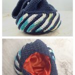 Small Japanese Knot Purse Free Crochet Pattern