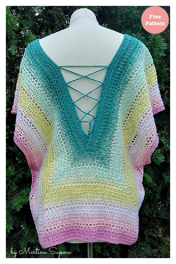 Summer Lace Top Free Crochet Pattern