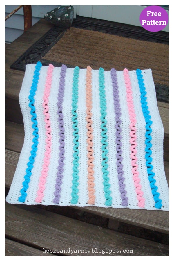 Wiggles Preemie Baby Blankie Free Crochet Pattern