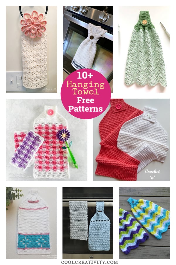 10+ Hanging Towel Free Crochet Pattern 