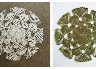 3D Doily Free Crochet Pattern and Video Tutorial