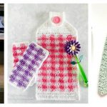 8 Kitchen Hanging Towel Free Crochet Pattern