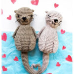 Amigurumi Otters in love Crochet Pattern