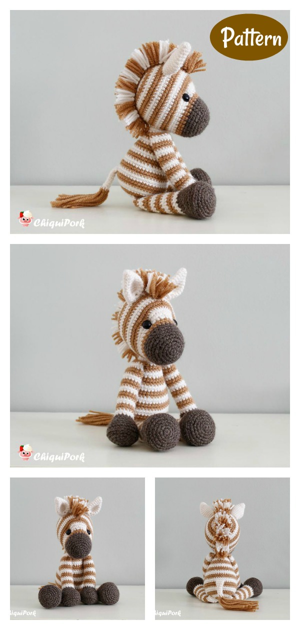 Amigurumi Zebra Crochet Pattern
