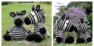 Amigurumi Zebra Free Crochet Pattern and Paid
