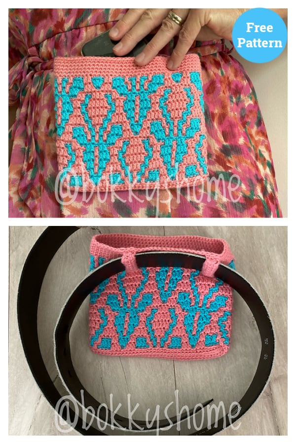 Bokky Belt Bag Free Crochet Pattern