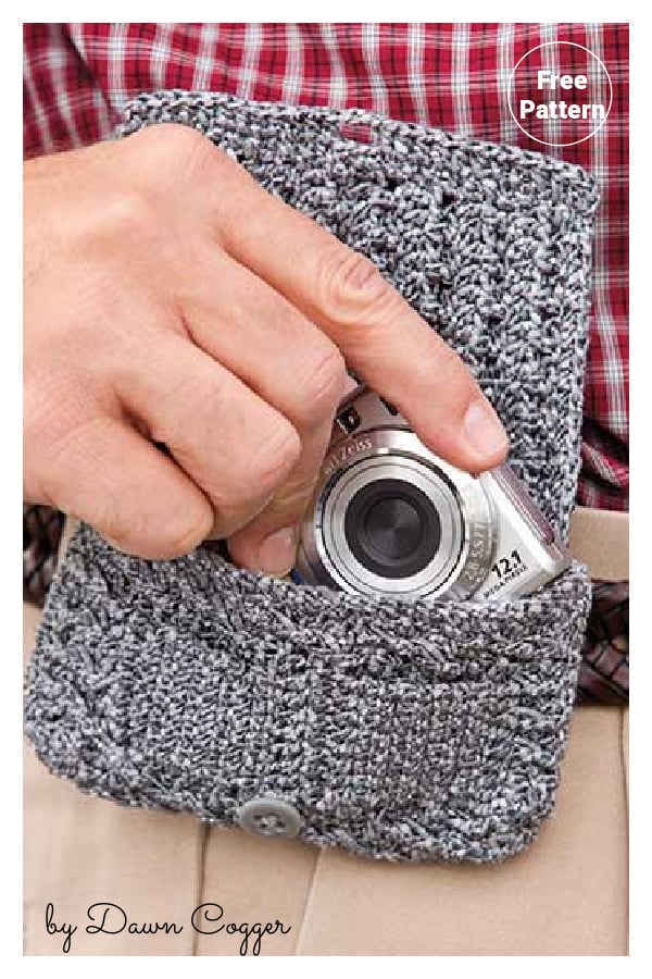 Camera Belt Bag Free Crochet Pattern