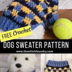 Cosy Dog Sweater Jumper Free Crochet Pattern