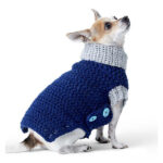 Cowl Neck Dog Coat Free Crochet Pattern