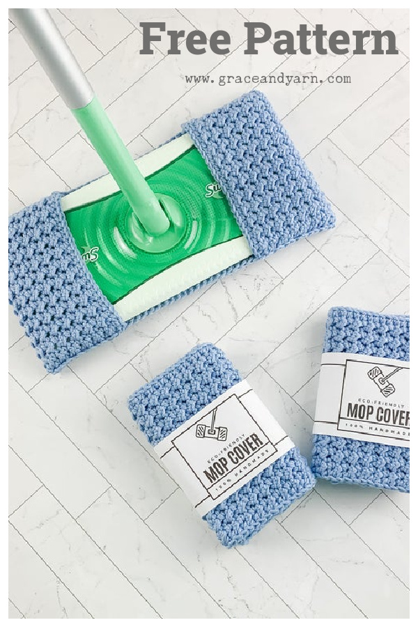 Easy Mop Cover Free Crochet Pattern 