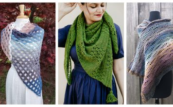6 Gorgeous Lace Shawl Free Crochet Pattern