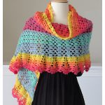 Gorgeous Lace Valentina Shawl Free Crochet Pattern