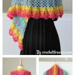 Gorgeous Lace Valentina Shawl Free Crochet Pattern