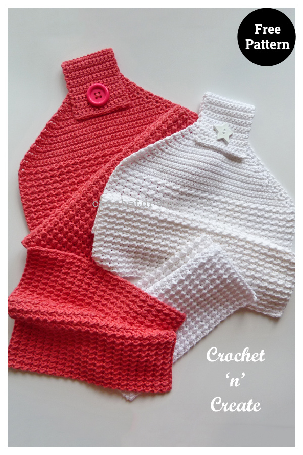 Moss Dishcloth Towel Free Crochet Pattern 