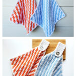 Nautical Towel Free Crochet Pattern and Video Tutorial