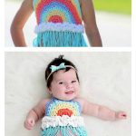 Rainbow Halter Top Crochet Pattern