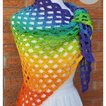 Scallop Falls Lace Shawl Free Crochet Pattern