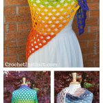 Scallop Falls Lace Shawl Free Crochet Pattern