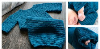 Simple Newborn Sleeper Gown Free Crochet Pattern