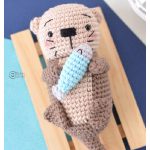 Stuffed Doll Amigurumi Otter Free Crochet Pattern