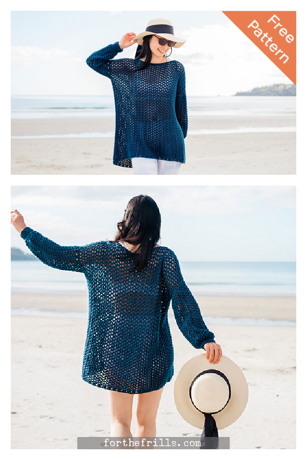 Tide Knot Cover Up Free Crochet Pattern