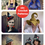 10+ Adorable Witch Hat Crochet Patterns