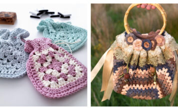 7 Granny Square Bag Free Crochet Patterns