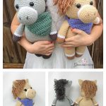 Amigurumi Horse and Donkey Free Crochet Pattern