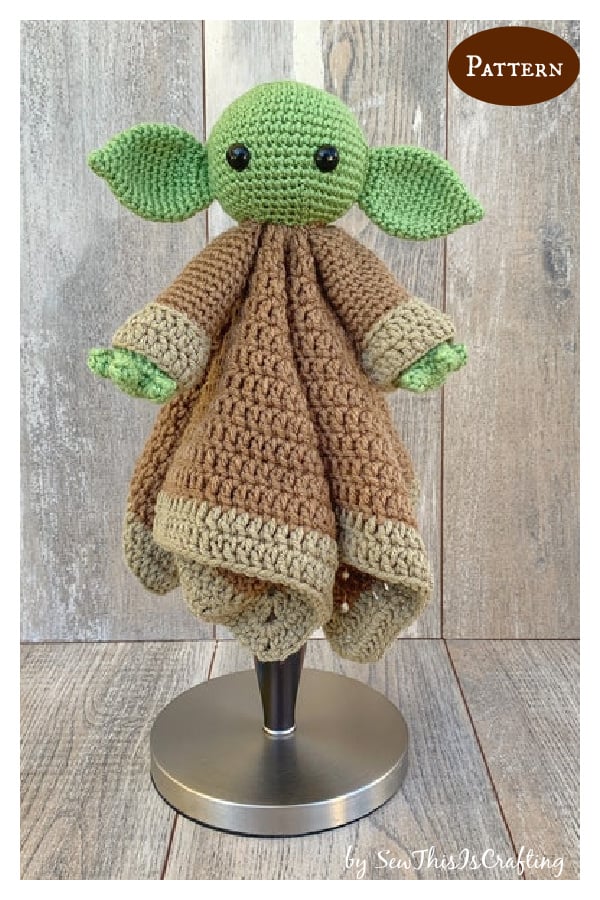 Baby Alien Baby Yoda Lovey Crochet Pattern