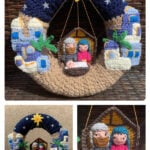 Bethlehem Nativity Wreath Crochet Pattern