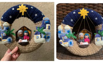 Bethlehem Nativity Wreath Crochet Pattern