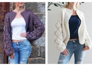 Cardigan Figs Free Crochet Pattern and Video Tutorial