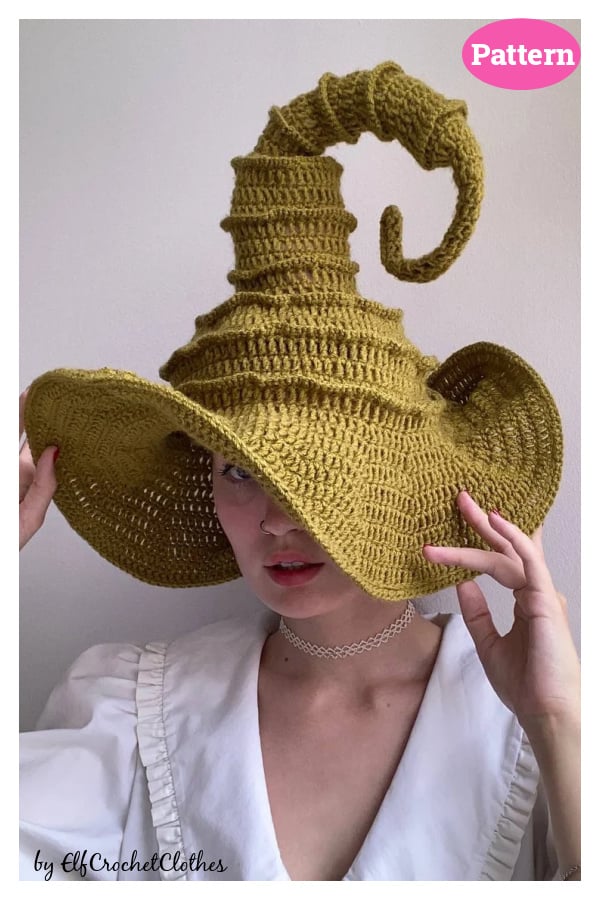 Halloween Witch Hat Crochet Pattern