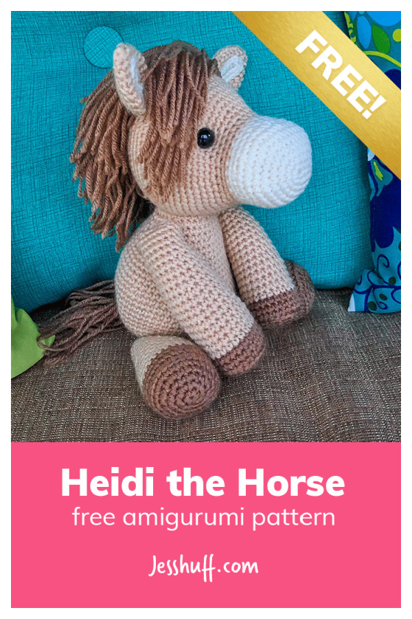 Heidi the Horse Amigurumi Free Crochet Pattern