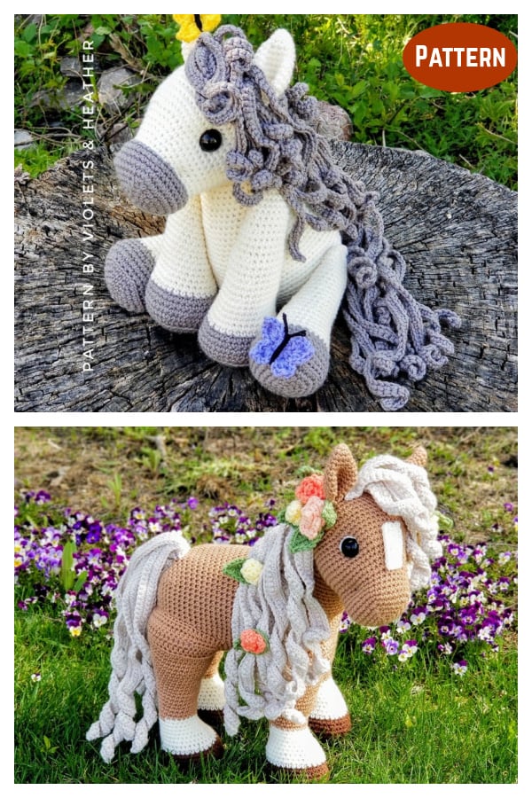 Horse Amigurumi Crochet Pattern 