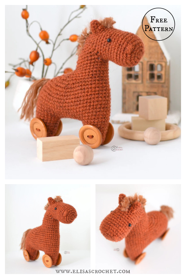 Horse Toy Amigurumi Free Crochet Pattern