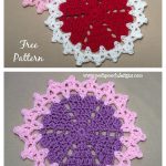 Little Valentine Doily Free Crochet Pattern and Video Tutorial