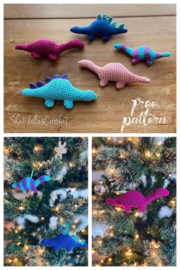 Mini Dinosaur Amigurumi Free Crochet Pattern
